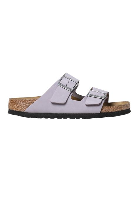 BIRKENSTOCK ARIZONA SFB NUBUCK LEATHER BIRKENSTOCK | shoes | 1024241PURPLE FOG